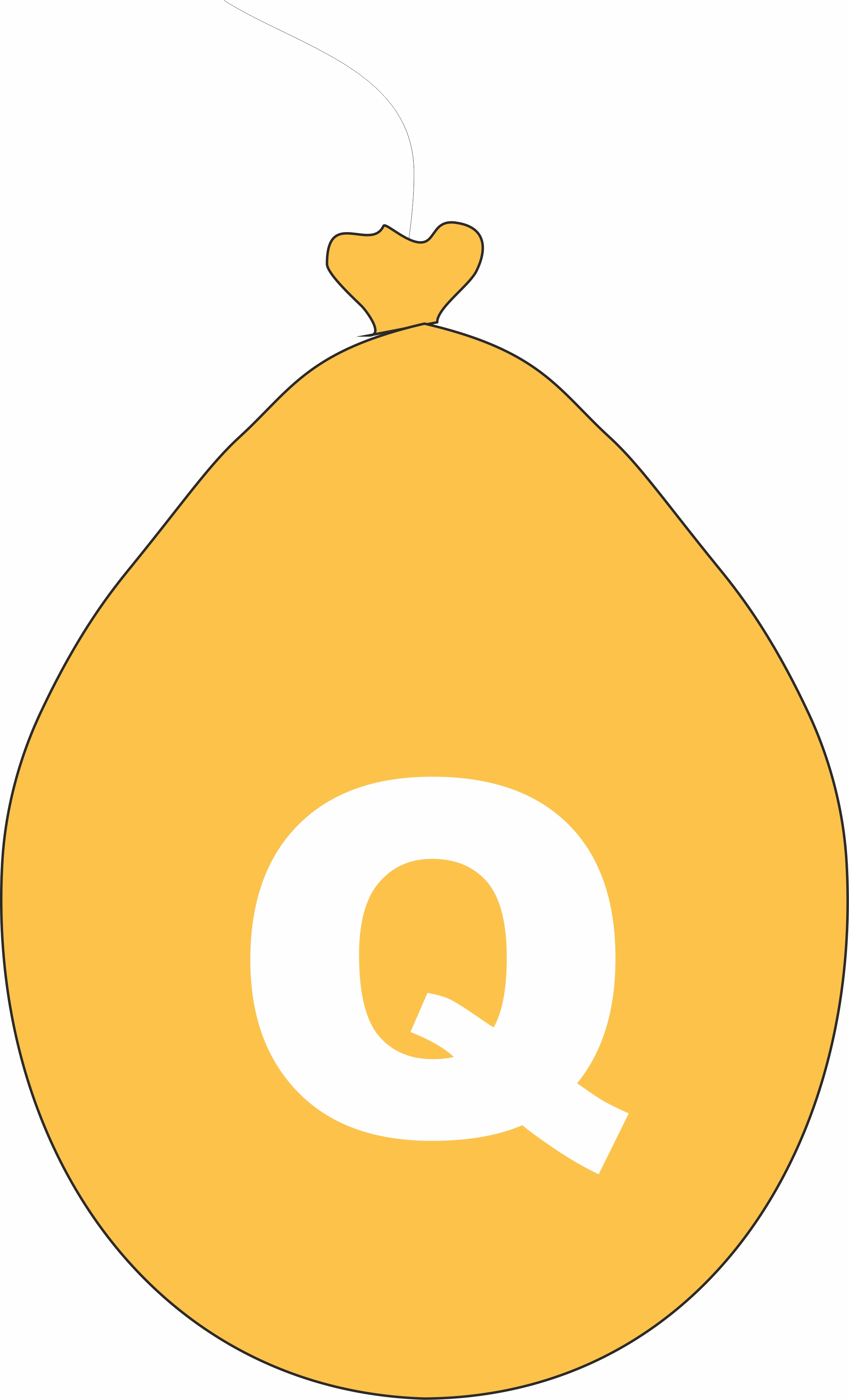 Balónek písmeno Q zlaté 